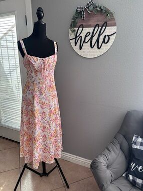 Sleeveless Floral Maxi Dress 👗 Summer Dress